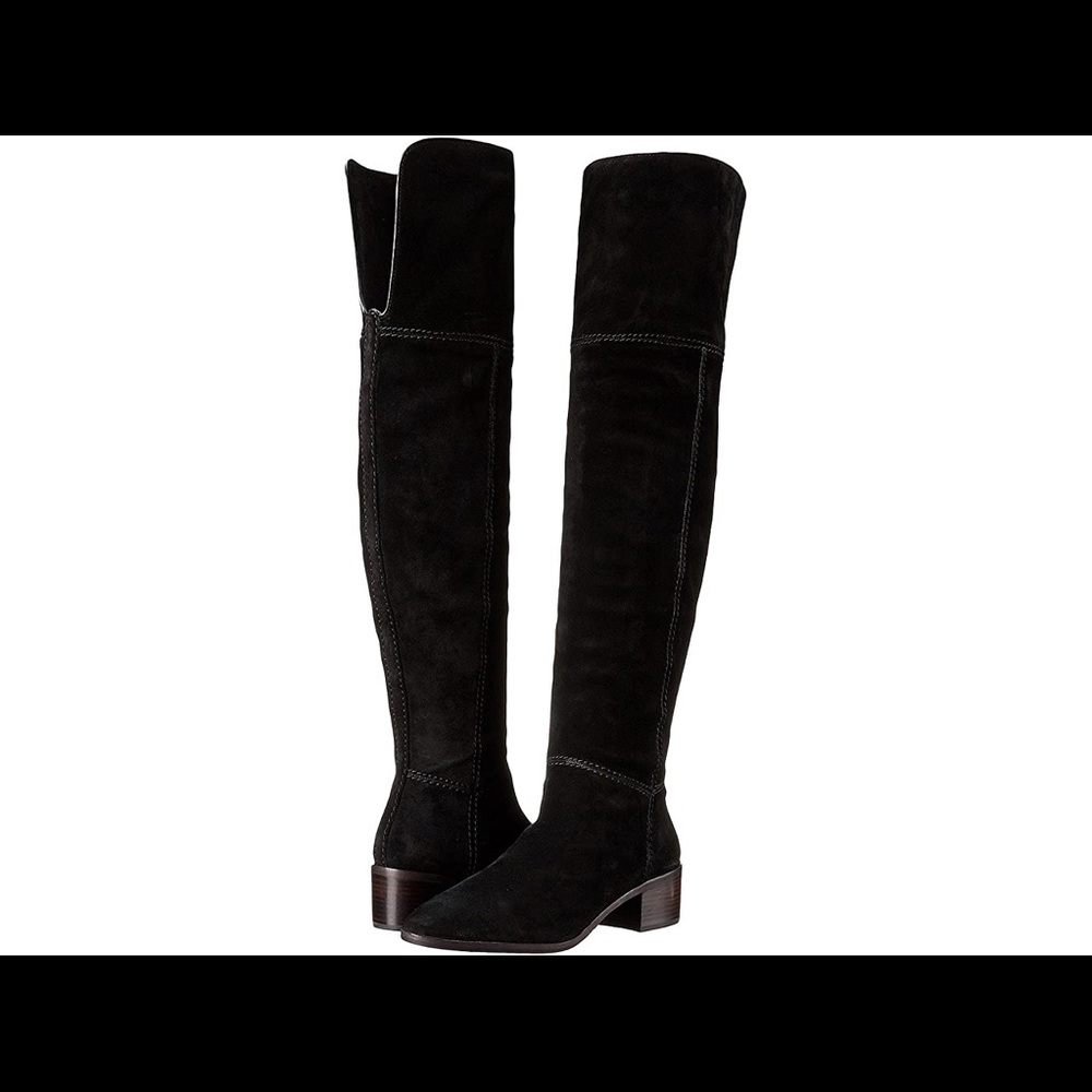 Coach Lucia split suede boot